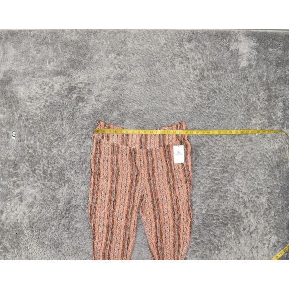 NEW Volcom Women's Size M Jogger Skinny Pants Orange Viscose Pull On Geometric - Picture 8 of 8